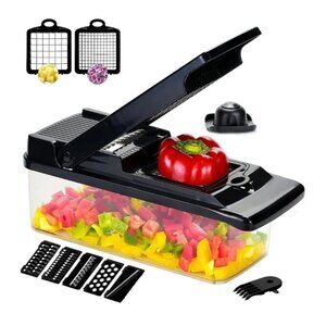 Multifunctional Vegetable Chopper Handle Food Grate Food Chopper Vegetable Dicer